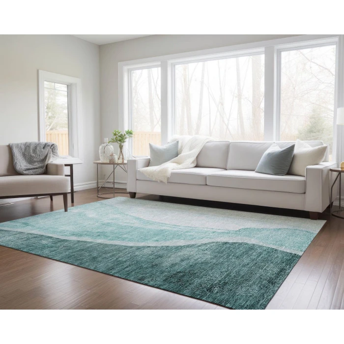 Chantille ACN667 Teal 9' x 12' Rug