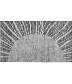 Addison Chantille ACN668 Charcoal 1 ft. 8 in. x 2 ft. 6 in. Rectangle Rug