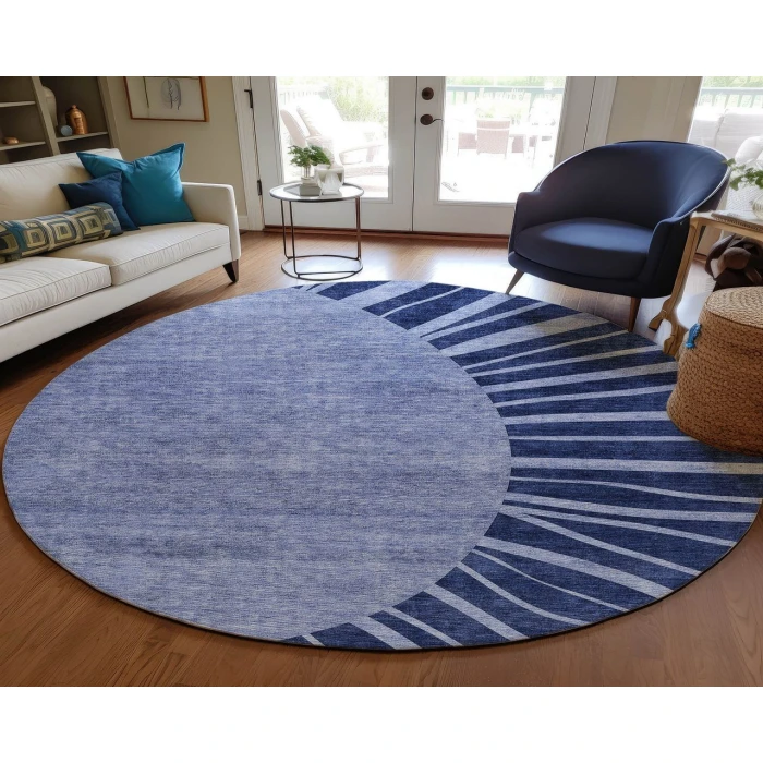 Chantille ACN668 Navy 8' x 8' Rug