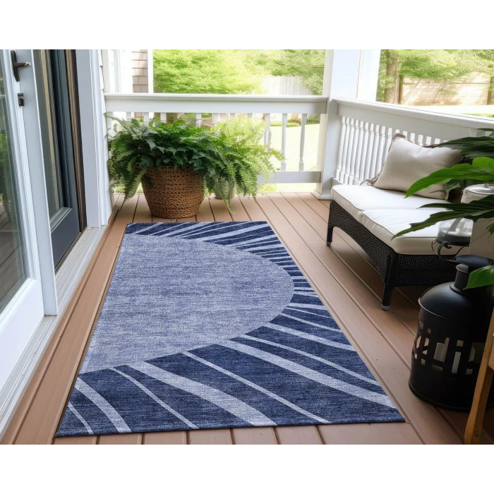 Chantille ACN668 Navy 2'3" x 7'6" Rug