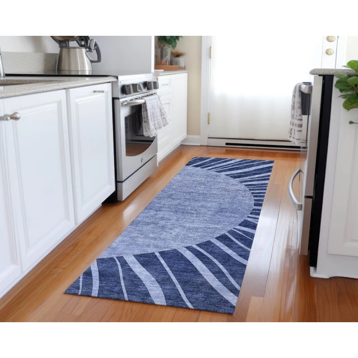 Chantille ACN668 Navy 2'3" x 7'6" Rug