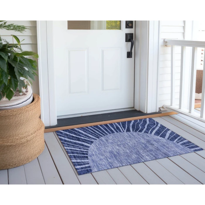 Chantille ACN668 Navy 1'8" x 2'6" Rug
