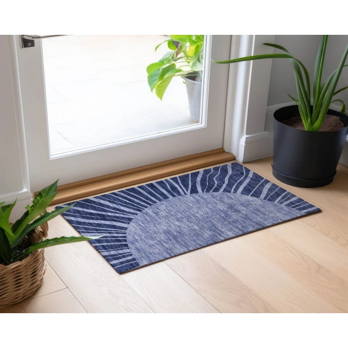 Chantille ACN668 Navy 1'8" x 2'6" Rug