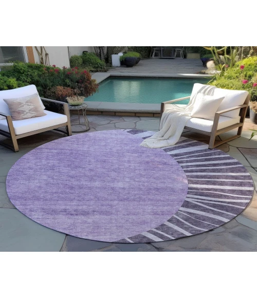 Chantille ACN668 Purple 8' x 8' Rug