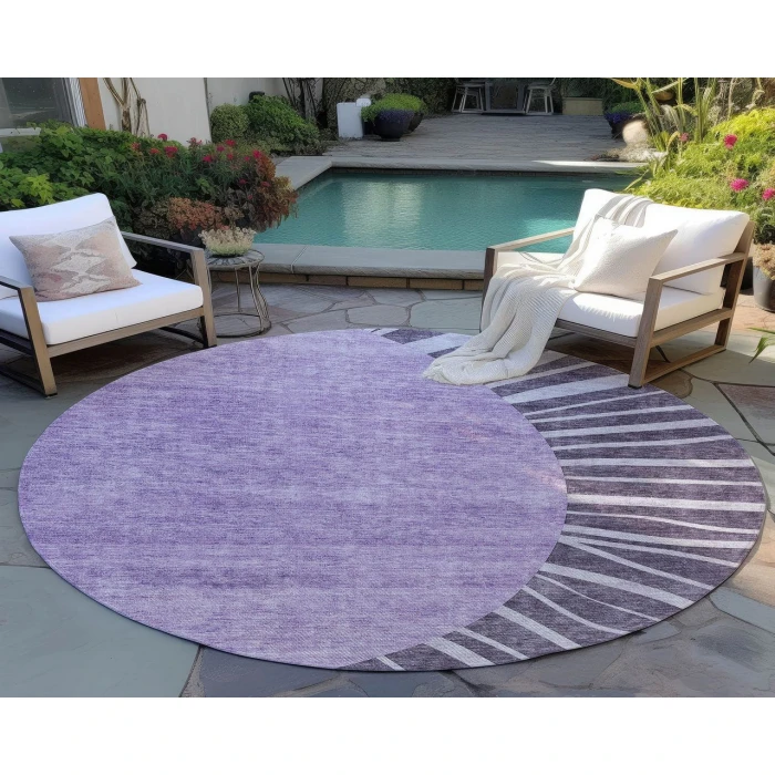 Chantille ACN668 Purple 8' x 8' Rug