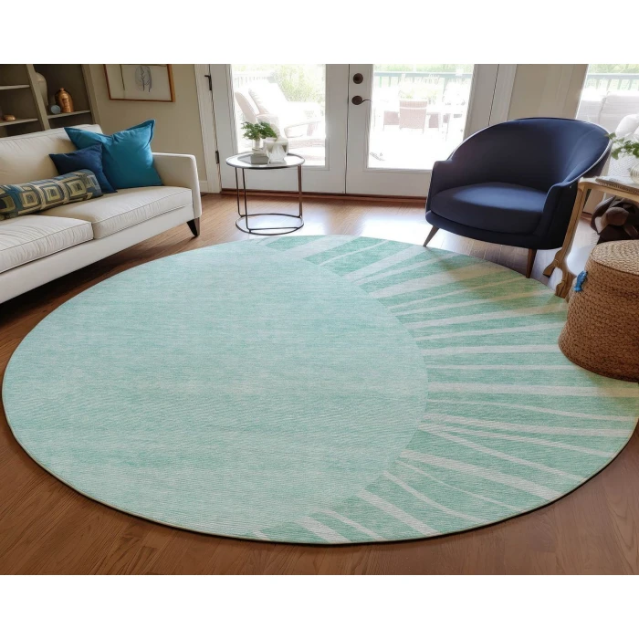 Chantille ACN668 Teal 8' x 8' Rug