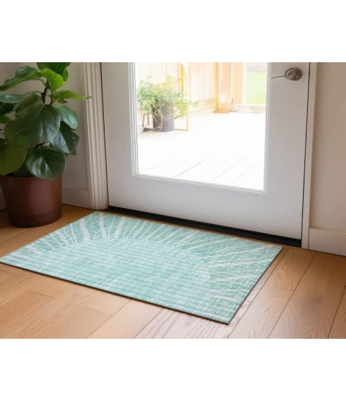 Chantille ACN668 Teal 1'8" x 2'6" Rug