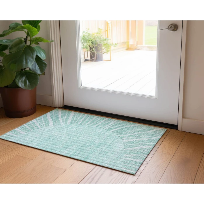 Chantille ACN668 Teal 1'8" x 2'6" Rug