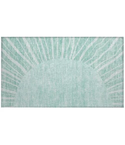 Addison Chantille ACN668 Teal 1 ft. 8 in. x 2 ft. 6 in. Rectangle Rug