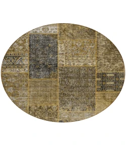 Addison Chantille ACN669 Brown 8 ft. x 8 ft. Round Rug