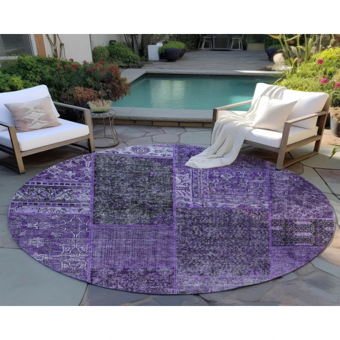 Chantille ACN669 Eggplant 8' x 8' Rug