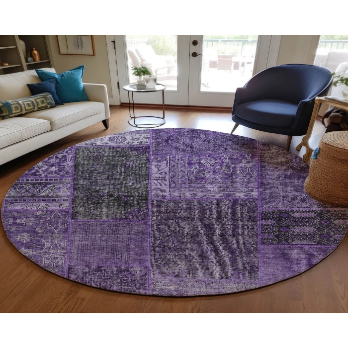 Chantille ACN669 Eggplant 8' x 8' Rug