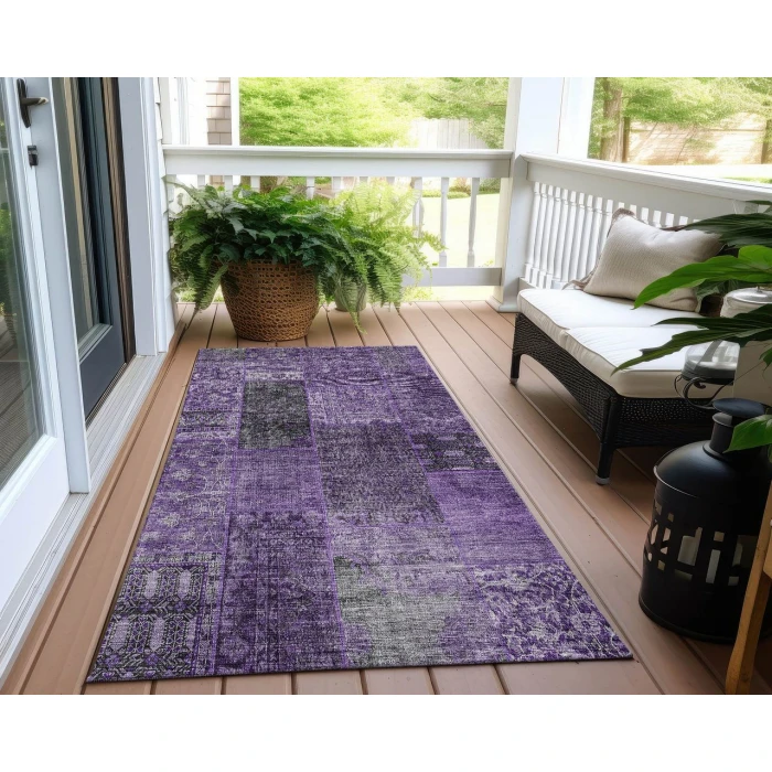 Chantille ACN669 Eggplant 2'3" x 7'6" Rug