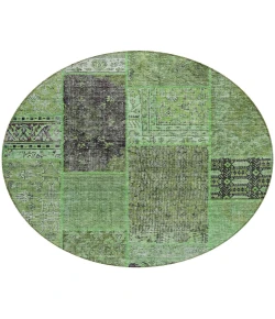 Addison Chantille ACN669 Green 8 ft. x 8 ft. Round Rug