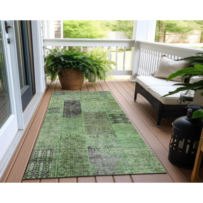 Chantille ACN669 Green 2'3" x 7'6" Rug
