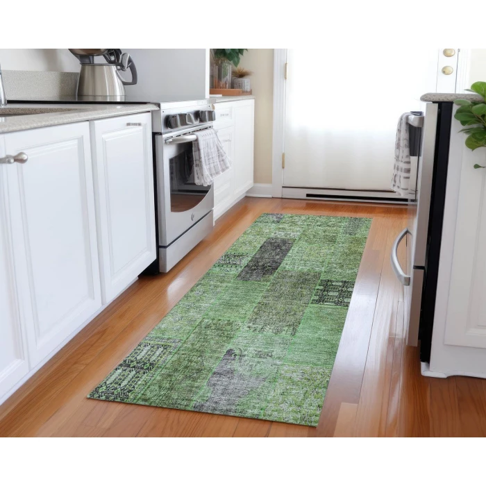 Chantille ACN669 Green 2'3" x 7'6" Rug