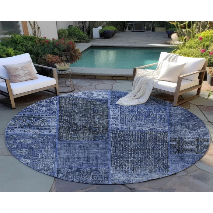 Chantille ACN669 Navy 8' x 8' Rug