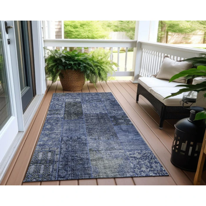Chantille ACN669 Navy 2'3" x 7'6" Rug