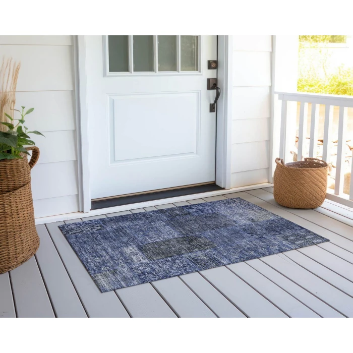 Chantille ACN669 Navy 1'8" x 2'6" Rug