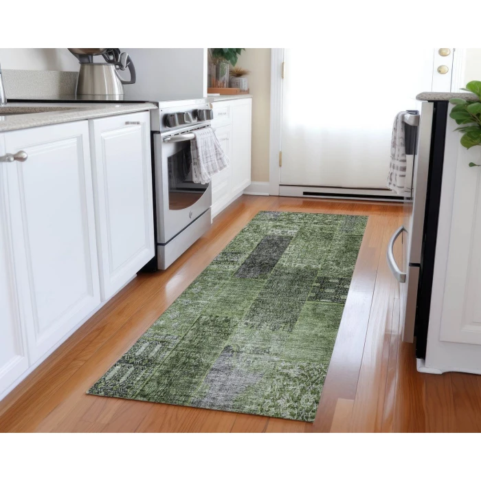 Chantille ACN669 Olive 2'3" x 7'6" Rug