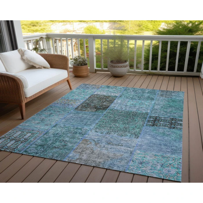 Chantille ACN669 Teal 8' x 10' Rug
