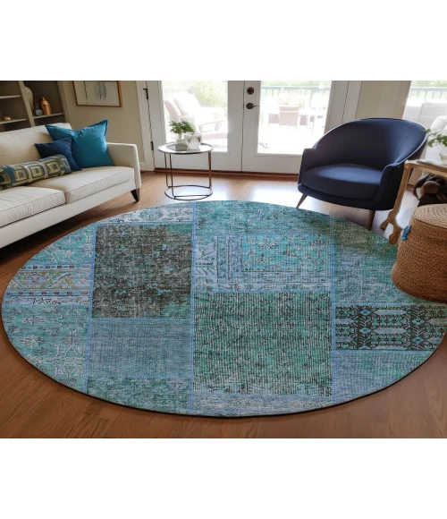 Chantille ACN669 Teal 8' x 8' Rug