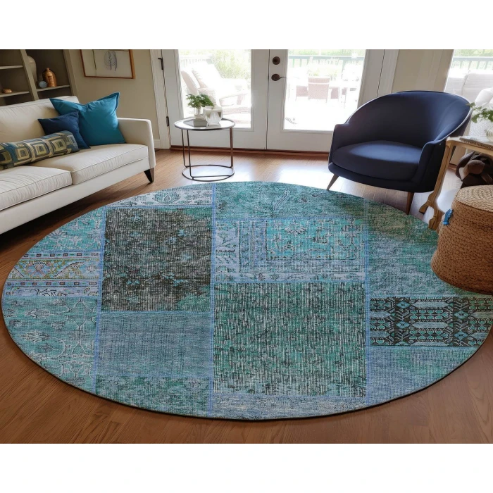 Chantille ACN669 Teal 8' x 8' Rug