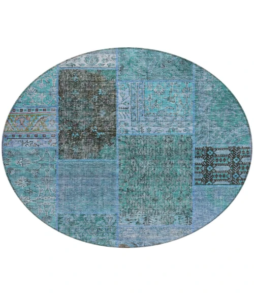 Chantille ACN669 Teal 8' x 8' Rug