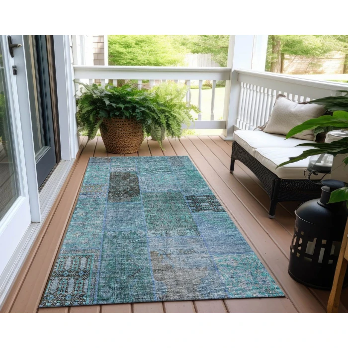 Chantille ACN669 Teal 2'3" x 7'6" Rug