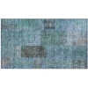 Addison Chantille ACN669 Teal 1 ft. 8 in. x 2 ft. 6 in. Rectangle Rug