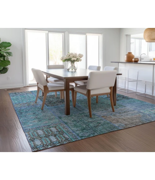 Chantille ACN669 Teal 10' x 14' Rug