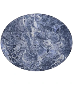 Addison Chantille ACN670 Navy 8 ft. x 8 ft. Round Rug