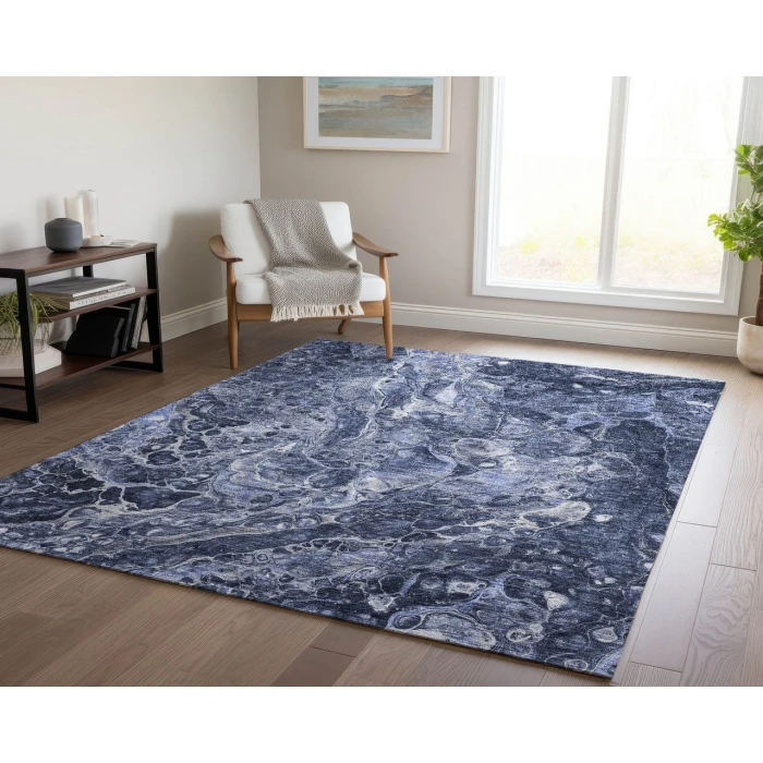 Chantille ACN670 Navy 5' x 7'6" Rug