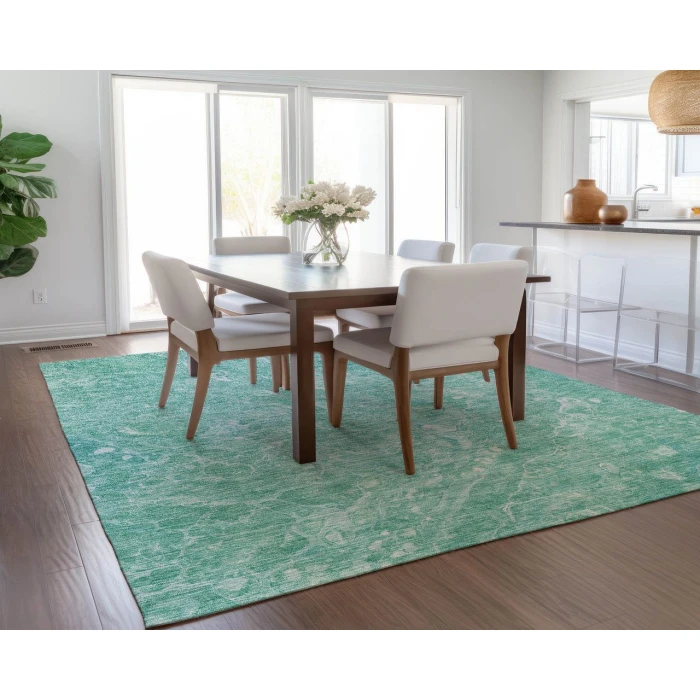 Chantille ACN670 Teal 3' x 5' Rug