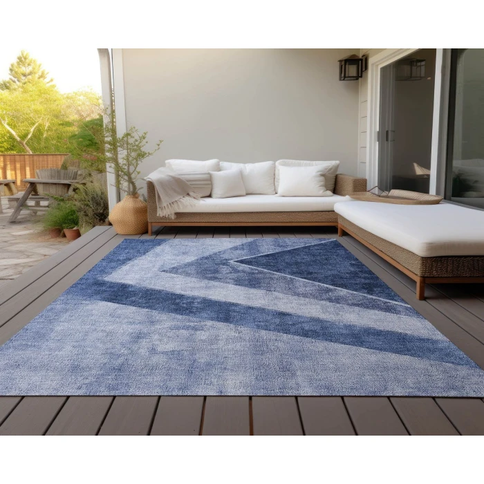 Chantille ACN671 Blue 2'6" x 3'10" Rug