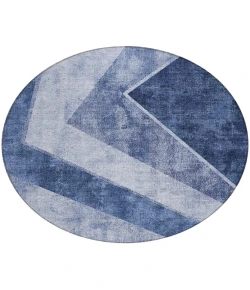 Addison Chantille ACN671 Blue 8 ft. x 8 ft. Round Rug