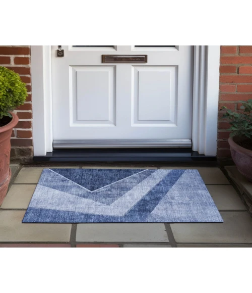 Chantille ACN671 Blue 1'8" x 2'6" Rug