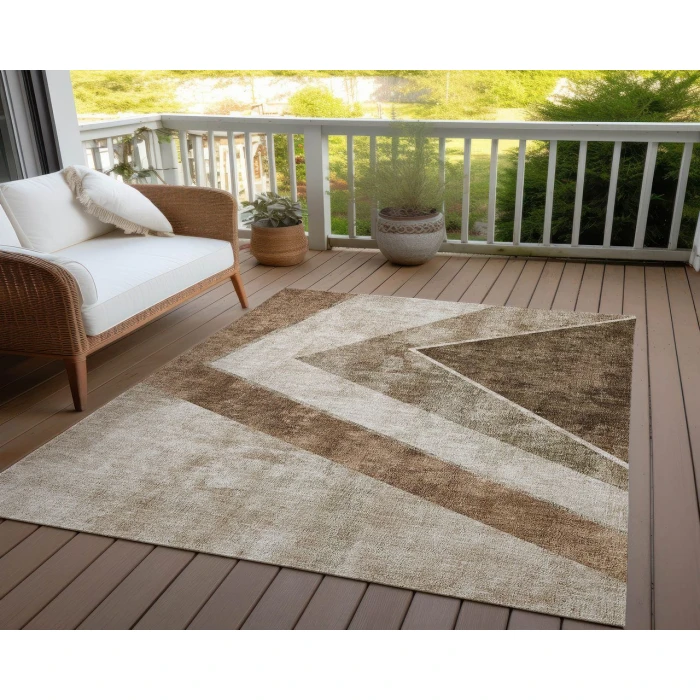 Chantille ACN671 Brown 5' x 7'6" Rug