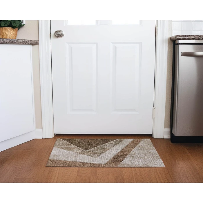 Chantille ACN671 Brown 1'8" x 2'6" Rug