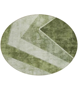 Addison Chantille ACN671 Olive 8 ft. x 8 ft. Round Rug