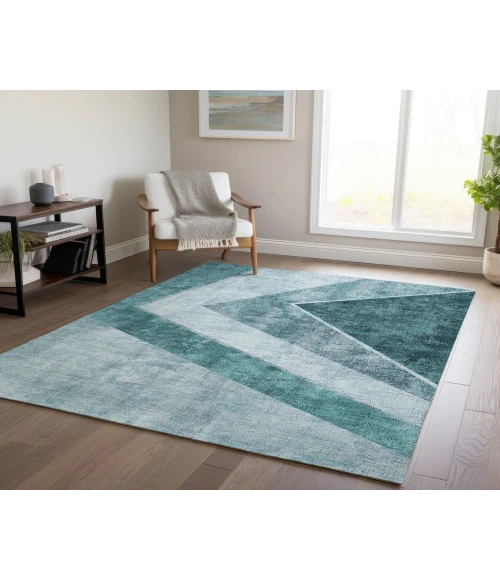 Chantille ACN671 Teal 9' x 12' Rug