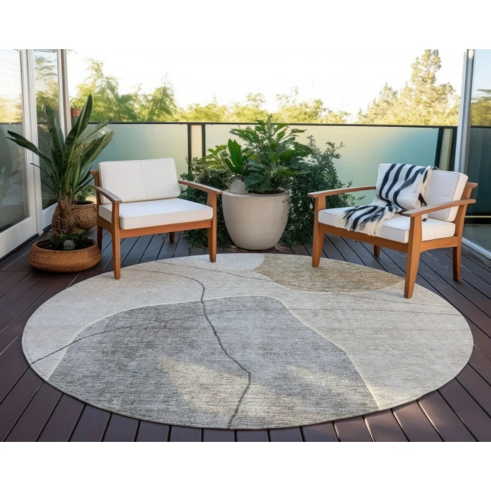 Chantille ACN672 Beige 8' x 8' Rug