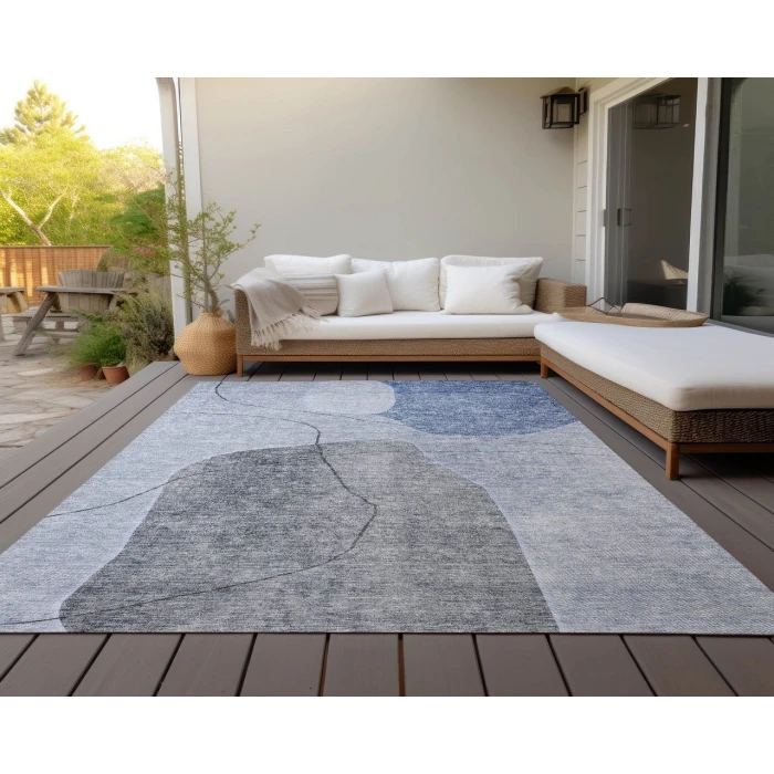 Chantille ACN672 Blue 2'6" x 3'10" Rug