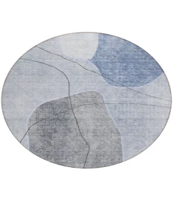 Addison Chantille ACN672 Blue 8 ft. x 8 ft. Round Rug