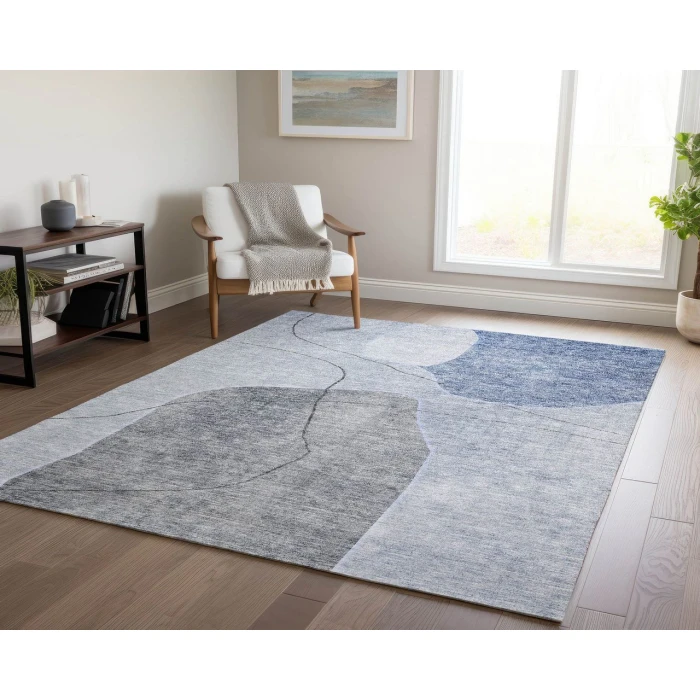 Chantille ACN672 Blue 2'6" x 3'10" Rug