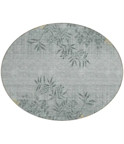Addison Chantille ACN673 Gray 8 ft. x 8 ft. Round Rug