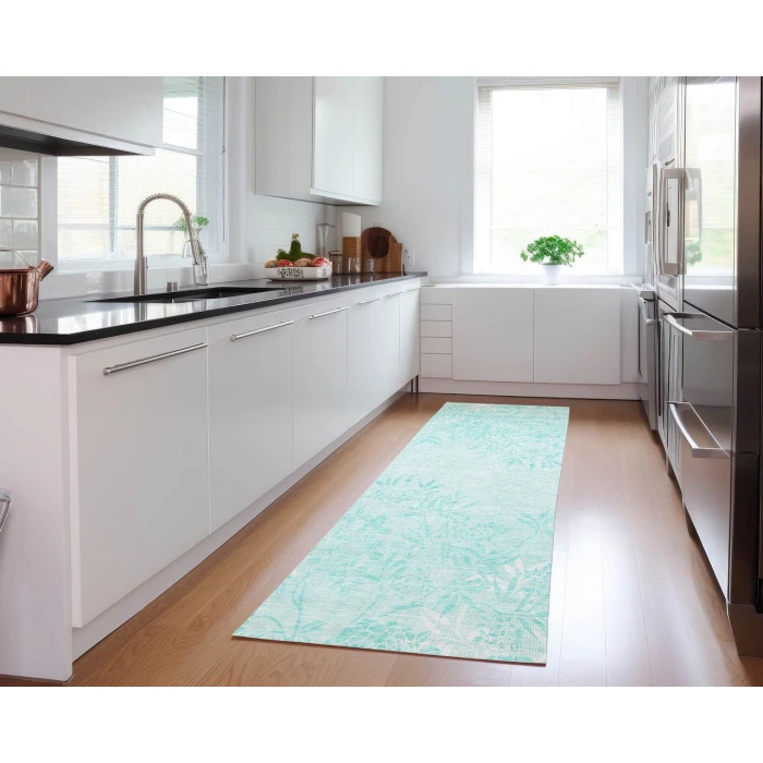 Chantille ACN673 Teal 2'3" x 7'6" Rug