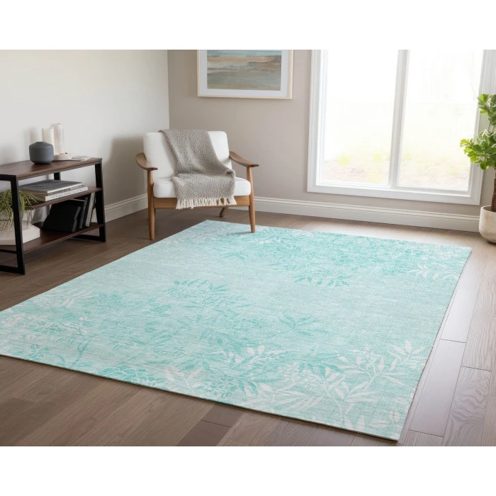 Chantille ACN673 Teal 3' x 5' Rug