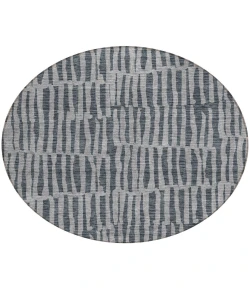 Addison Chantille ACN674 Charcoal 8 ft. x 8 ft. Round Rug