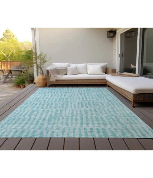 Chantille ACN674 Teal 5' x 7'6" Rug